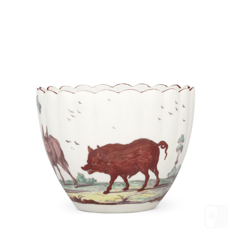 A rare Chelsea 'Fable' sugar bowl, circa 1752 - 图8